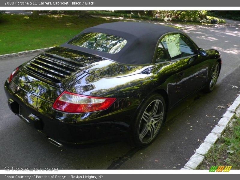 Black / Black 2008 Porsche 911 Carrera Cabriolet