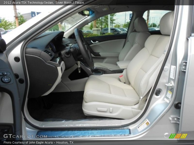 Silver Moon / Taupe 2012 Acura TSX Technology Sedan