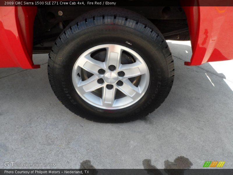 Fire Red / Ebony 2009 GMC Sierra 1500 SLE Z71 Crew Cab 4x4