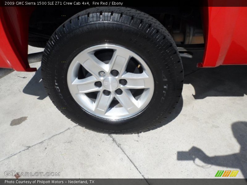 Fire Red / Ebony 2009 GMC Sierra 1500 SLE Z71 Crew Cab 4x4