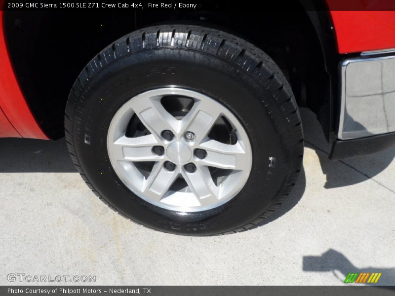 Fire Red / Ebony 2009 GMC Sierra 1500 SLE Z71 Crew Cab 4x4