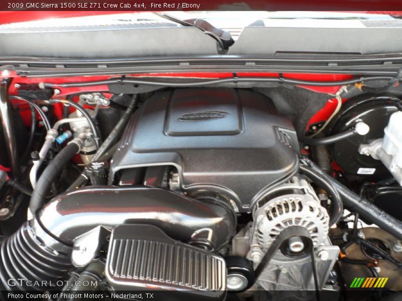 Fire Red / Ebony 2009 GMC Sierra 1500 SLE Z71 Crew Cab 4x4