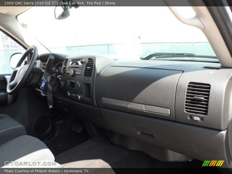 Fire Red / Ebony 2009 GMC Sierra 1500 SLE Z71 Crew Cab 4x4