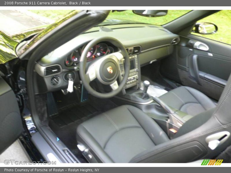 Black / Black 2008 Porsche 911 Carrera Cabriolet