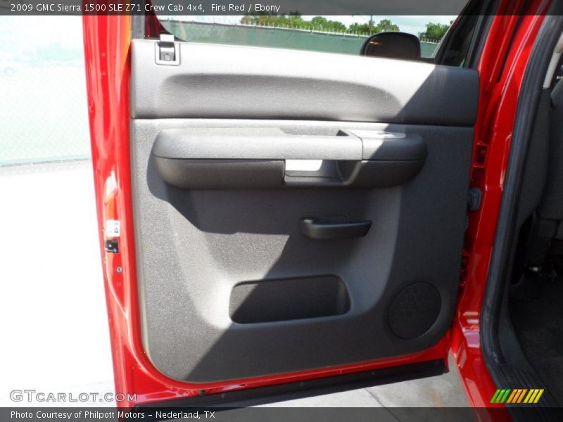 Fire Red / Ebony 2009 GMC Sierra 1500 SLE Z71 Crew Cab 4x4