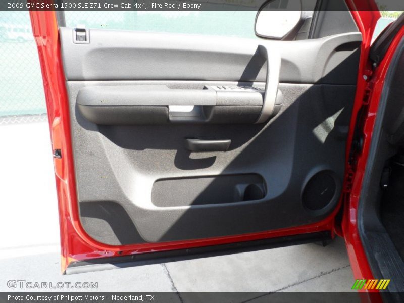 Fire Red / Ebony 2009 GMC Sierra 1500 SLE Z71 Crew Cab 4x4