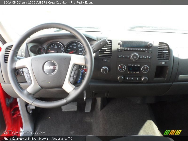 Fire Red / Ebony 2009 GMC Sierra 1500 SLE Z71 Crew Cab 4x4
