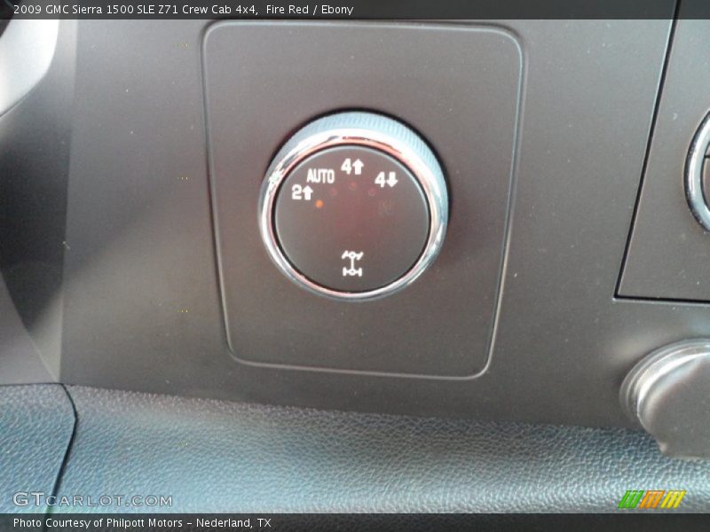 Fire Red / Ebony 2009 GMC Sierra 1500 SLE Z71 Crew Cab 4x4