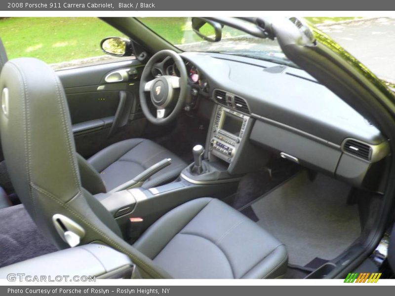 Black / Black 2008 Porsche 911 Carrera Cabriolet