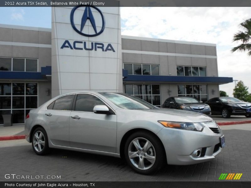 Bellanova White Pearl / Ebony 2012 Acura TSX Sedan