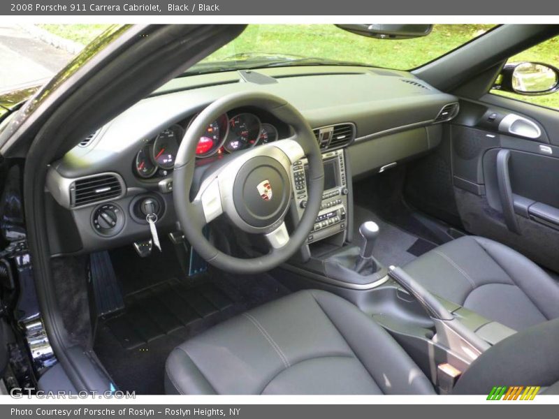 Black / Black 2008 Porsche 911 Carrera Cabriolet