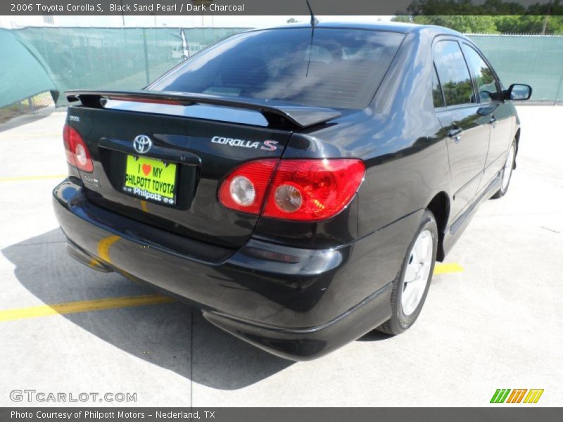 Black Sand Pearl / Dark Charcoal 2006 Toyota Corolla S