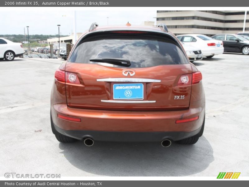 Autumn Copper Metallic / Brick/Black 2006 Infiniti FX 35