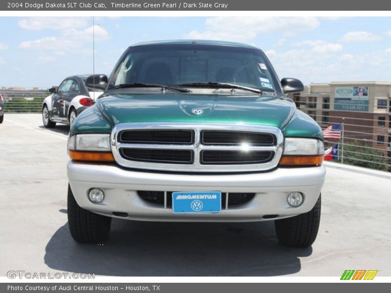 Timberline Green Pearl / Dark Slate Gray 2004 Dodge Dakota SLT Club Cab