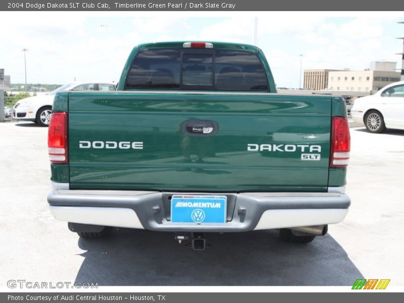 Timberline Green Pearl / Dark Slate Gray 2004 Dodge Dakota SLT Club Cab