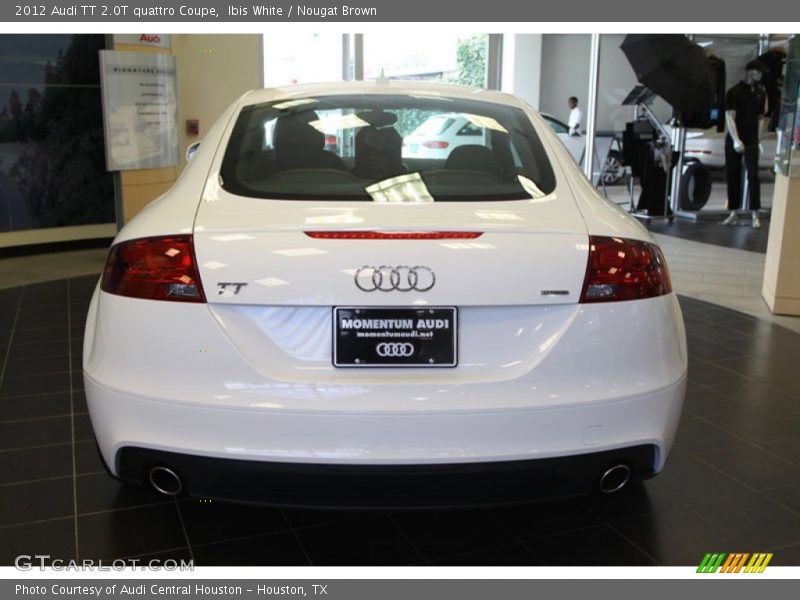 Ibis White / Nougat Brown 2012 Audi TT 2.0T quattro Coupe