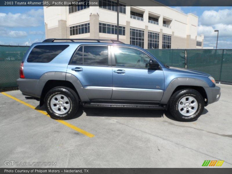 Pacific Blue Metallic / Stone 2003 Toyota 4Runner SR5
