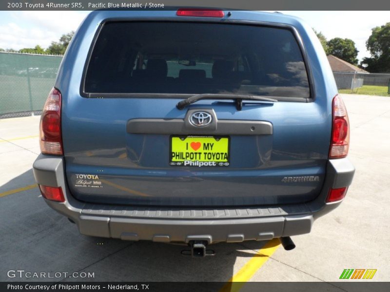 Pacific Blue Metallic / Stone 2003 Toyota 4Runner SR5