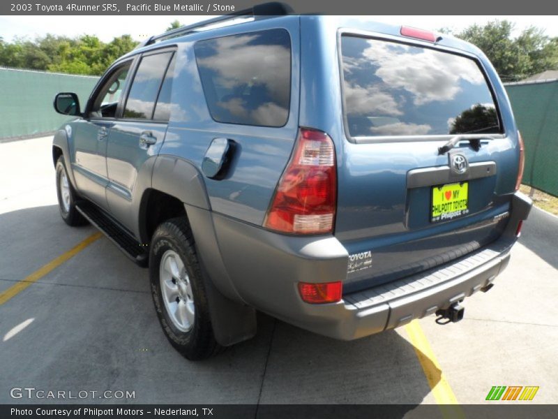 Pacific Blue Metallic / Stone 2003 Toyota 4Runner SR5