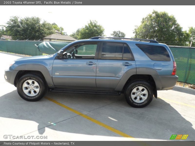 Pacific Blue Metallic / Stone 2003 Toyota 4Runner SR5
