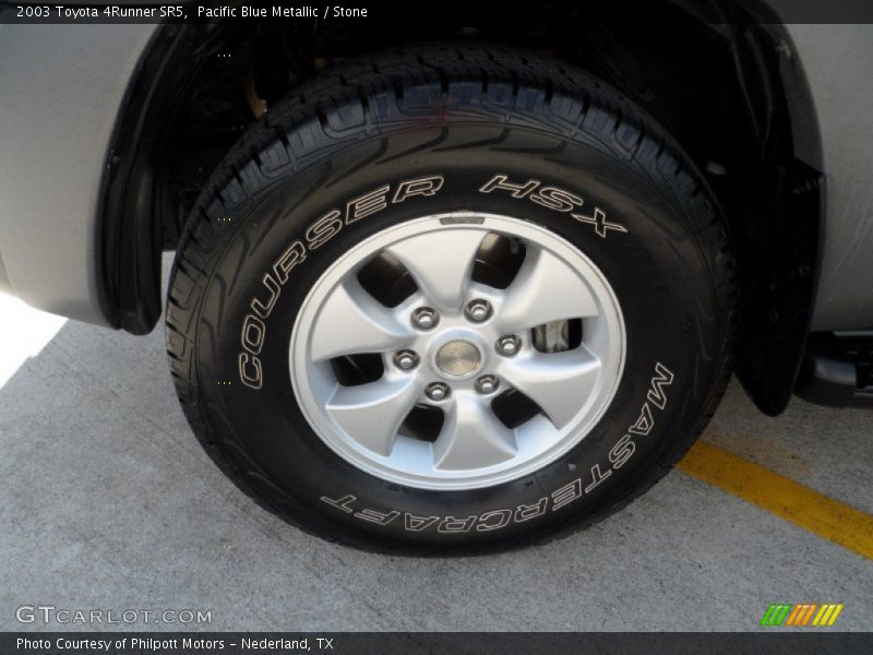 Pacific Blue Metallic / Stone 2003 Toyota 4Runner SR5