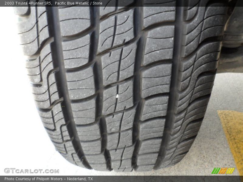 Pacific Blue Metallic / Stone 2003 Toyota 4Runner SR5