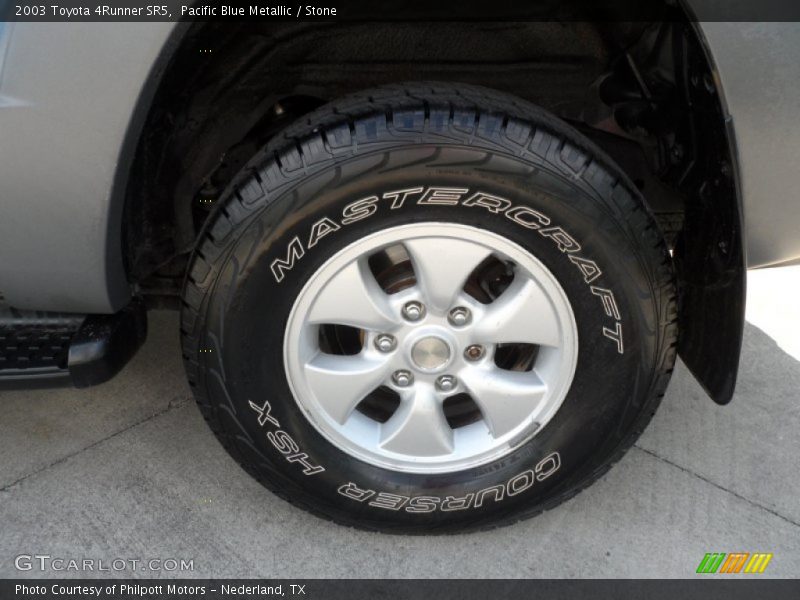 Pacific Blue Metallic / Stone 2003 Toyota 4Runner SR5