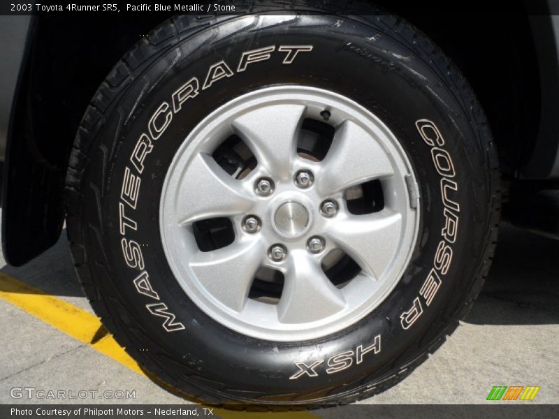 Pacific Blue Metallic / Stone 2003 Toyota 4Runner SR5