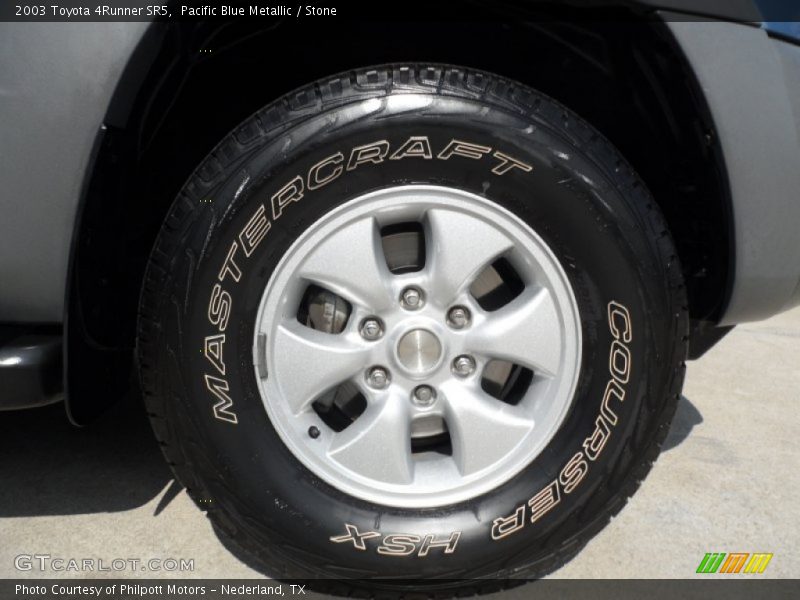 Pacific Blue Metallic / Stone 2003 Toyota 4Runner SR5