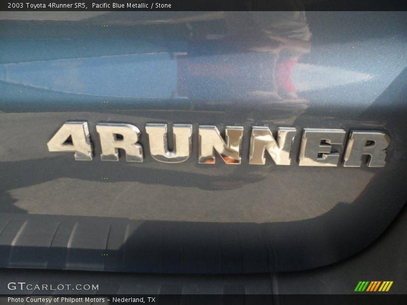Pacific Blue Metallic / Stone 2003 Toyota 4Runner SR5