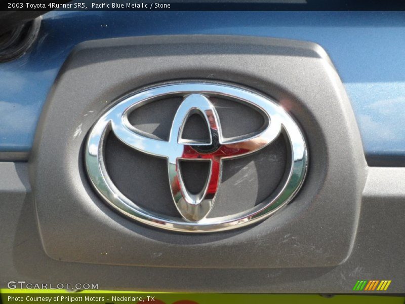 Pacific Blue Metallic / Stone 2003 Toyota 4Runner SR5