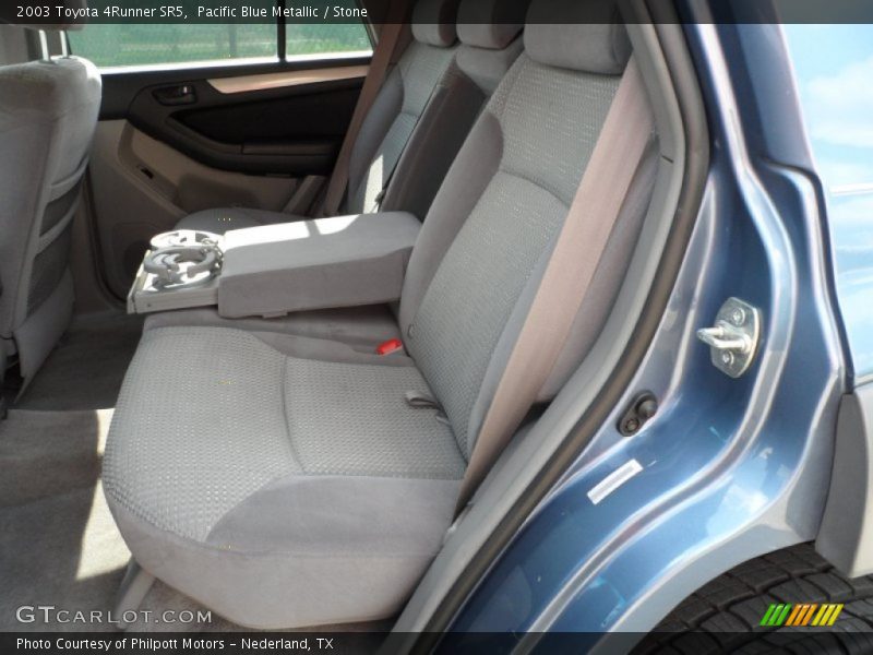 Pacific Blue Metallic / Stone 2003 Toyota 4Runner SR5