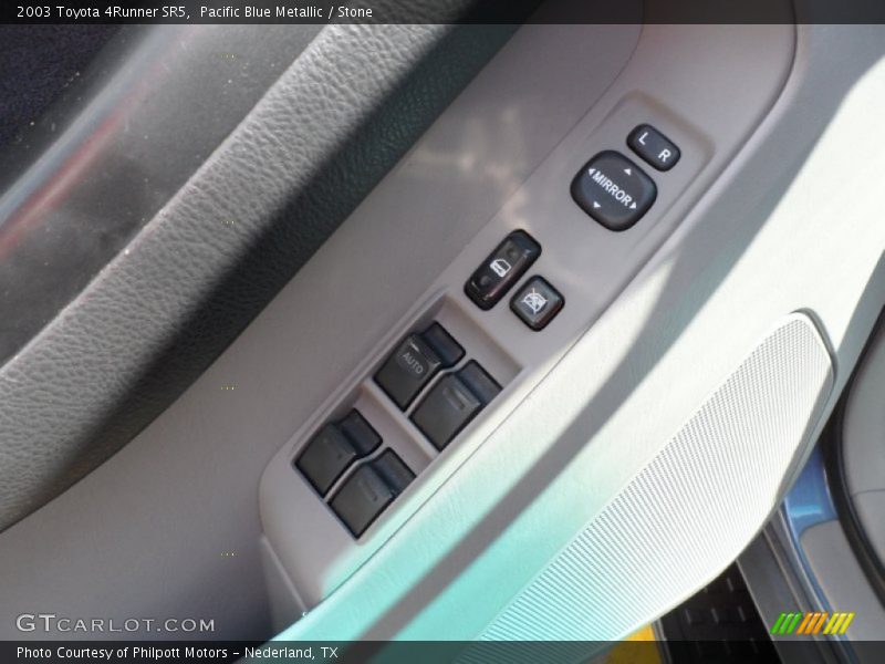 Pacific Blue Metallic / Stone 2003 Toyota 4Runner SR5