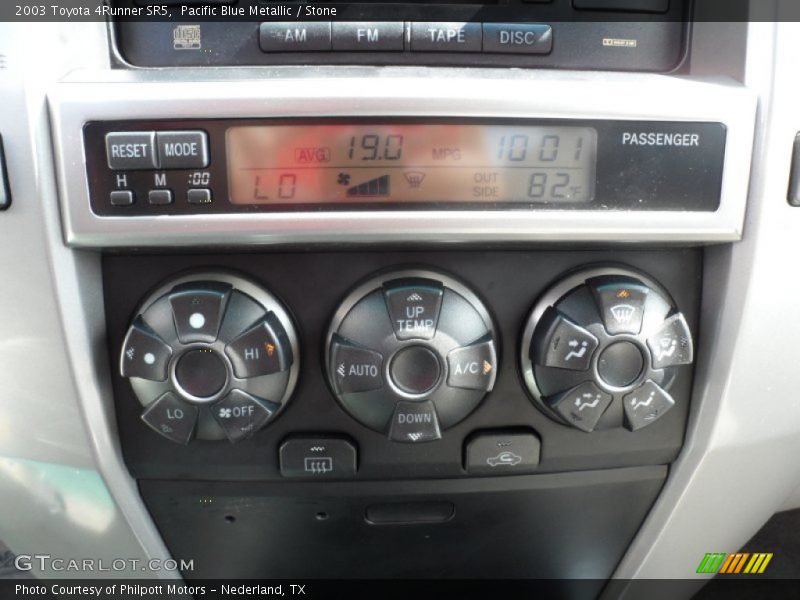 Pacific Blue Metallic / Stone 2003 Toyota 4Runner SR5