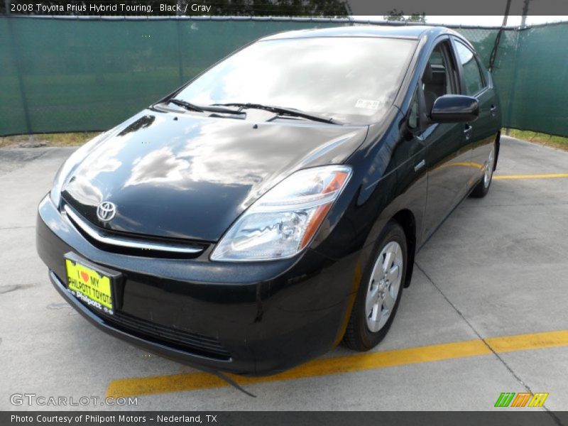 Black / Gray 2008 Toyota Prius Hybrid Touring