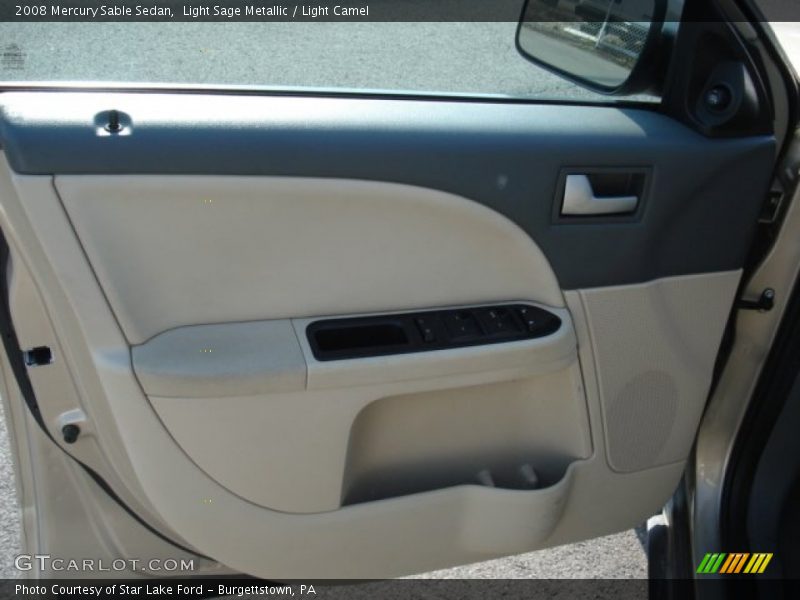 Light Sage Metallic / Light Camel 2008 Mercury Sable Sedan