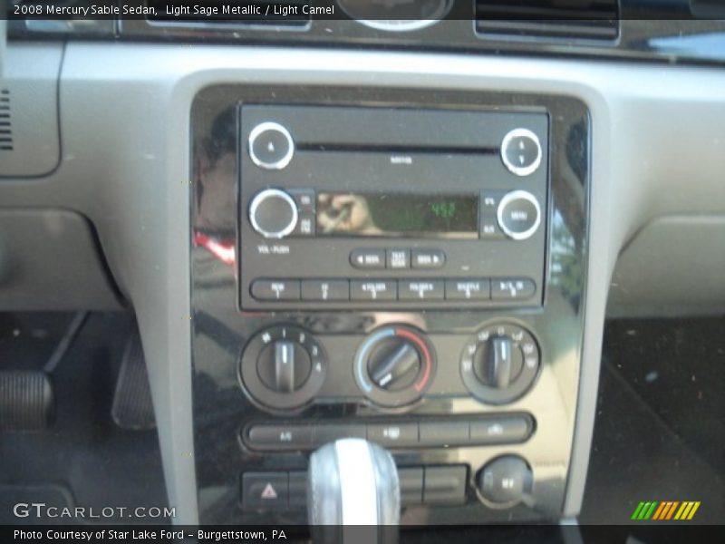Light Sage Metallic / Light Camel 2008 Mercury Sable Sedan