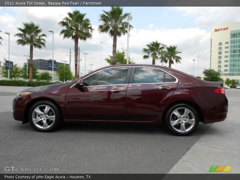 Basque Red Pearl / Parchment 2012 Acura TSX Sedan