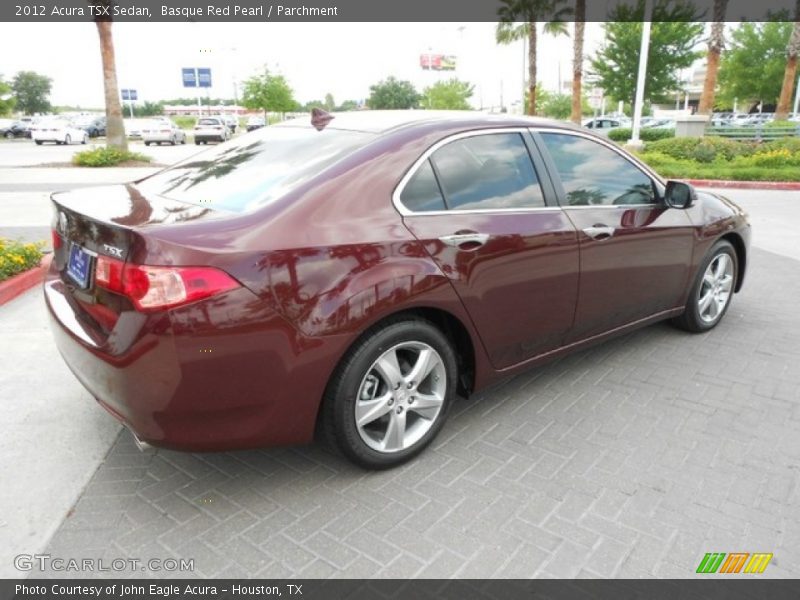 Basque Red Pearl / Parchment 2012 Acura TSX Sedan