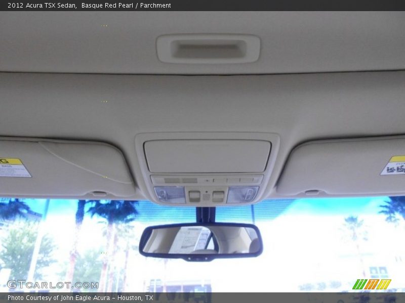 Basque Red Pearl / Parchment 2012 Acura TSX Sedan