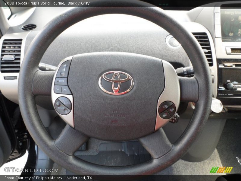 Black / Gray 2008 Toyota Prius Hybrid Touring