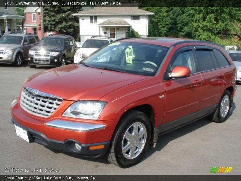 Sunset Bronze Pearl / Light Taupe 2006 Chrysler Pacifica Touring