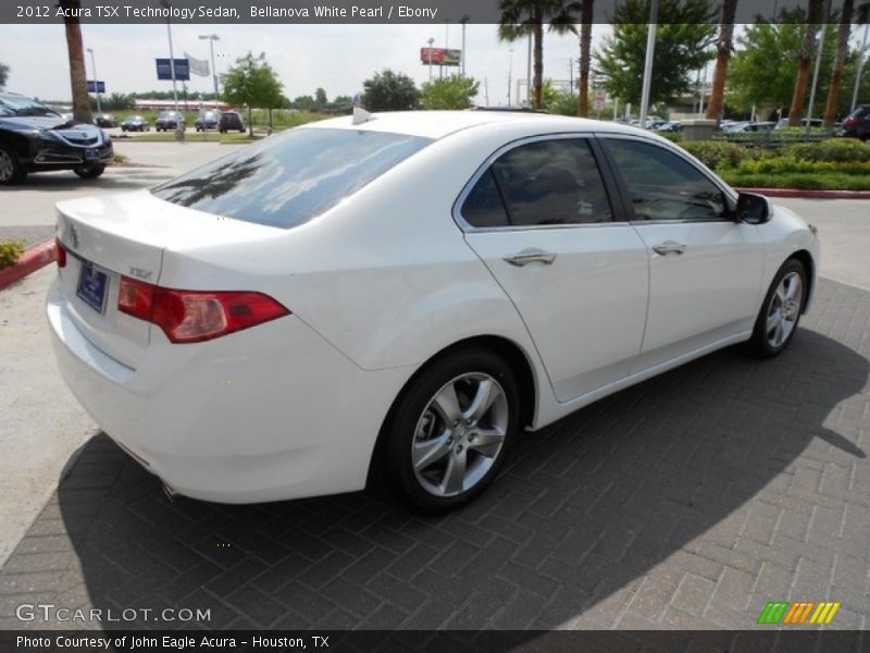 Bellanova White Pearl / Ebony 2012 Acura TSX Technology Sedan