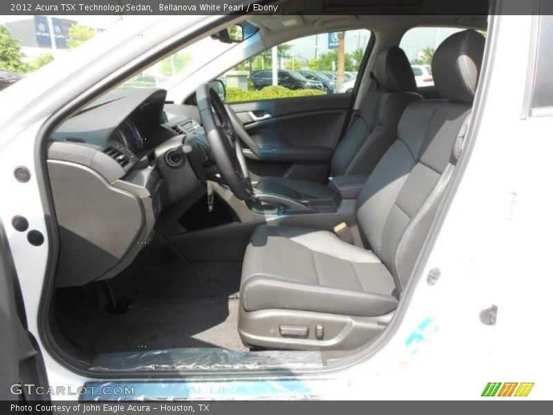 Bellanova White Pearl / Ebony 2012 Acura TSX Technology Sedan