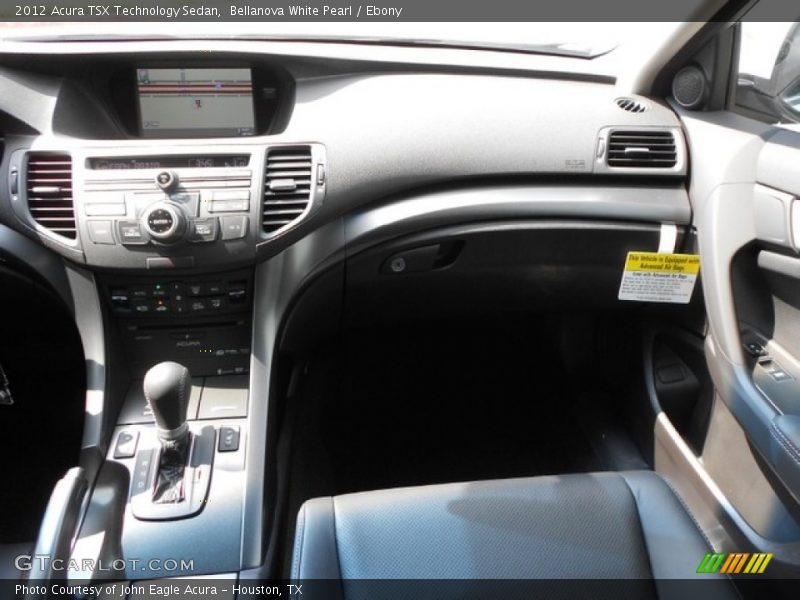 Bellanova White Pearl / Ebony 2012 Acura TSX Technology Sedan