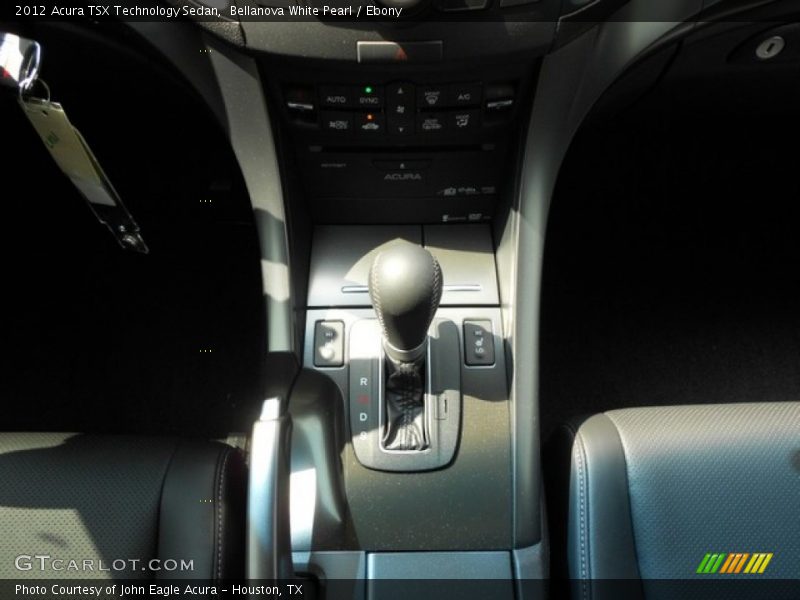 Bellanova White Pearl / Ebony 2012 Acura TSX Technology Sedan