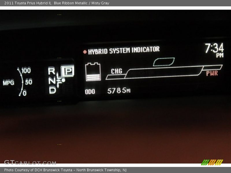 Blue Ribbon Metallic / Misty Gray 2011 Toyota Prius Hybrid II