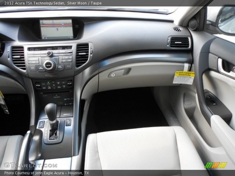 Silver Moon / Taupe 2012 Acura TSX Technology Sedan