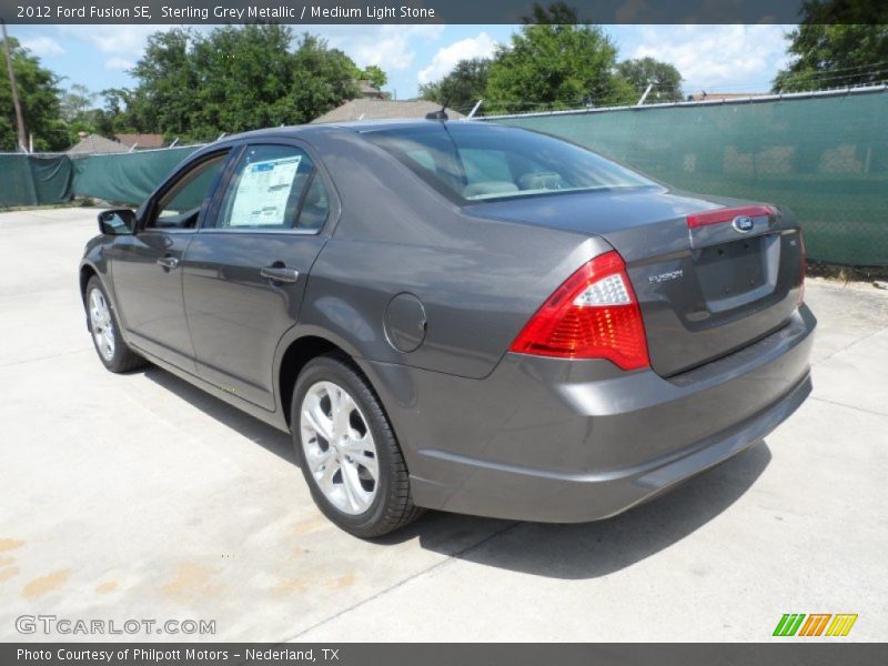 Sterling Grey Metallic / Medium Light Stone 2012 Ford Fusion SE