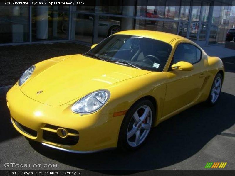 Speed Yellow / Black 2006 Porsche Cayman S